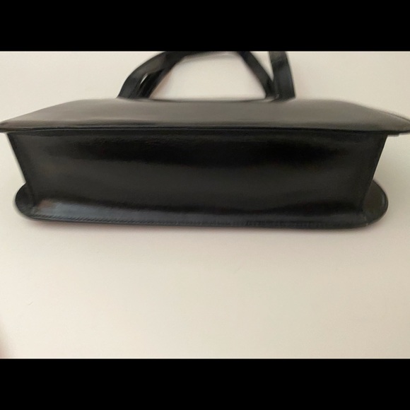 Black leather shoulder bag - Picture 6 of 8